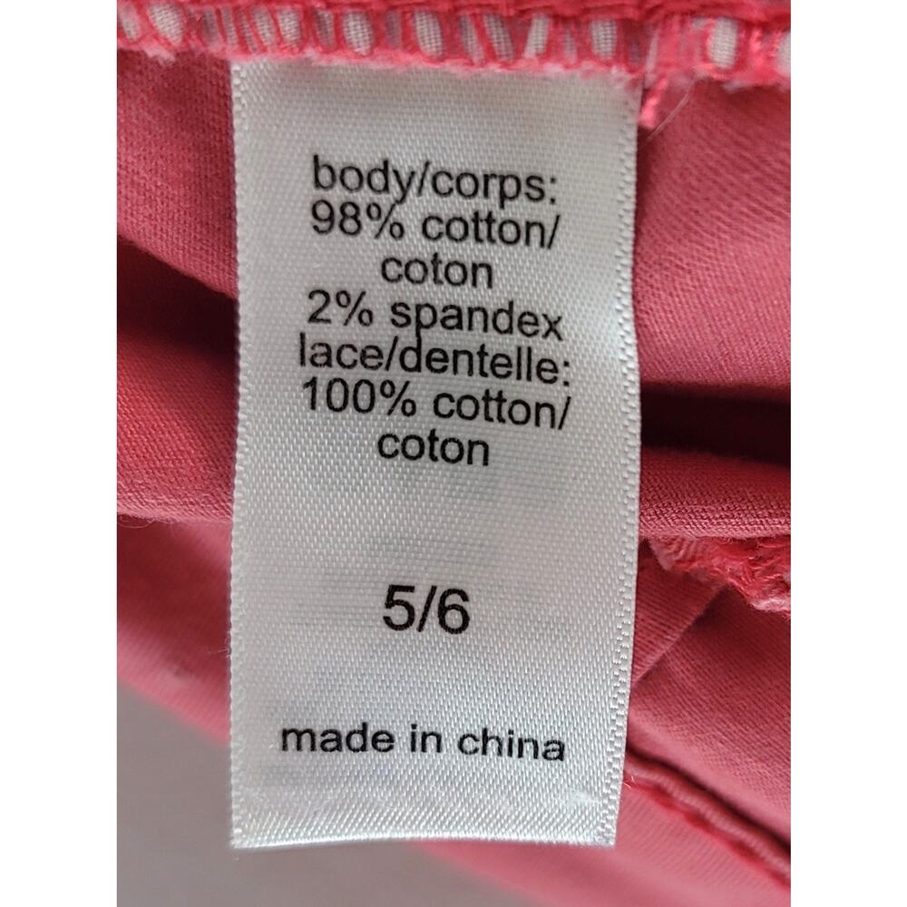 2/$15 MAURICES Distressed Coral Lace Trimmed Mid Rise Shorts in Women's Size 5/6 - Picture 15 of 16